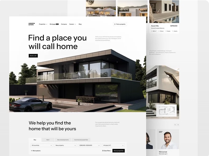 Horizon Estate real-estate website
