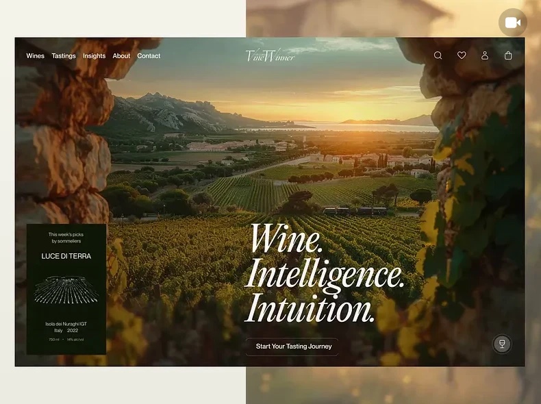 TimeWiner wine brand website